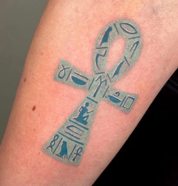 Egyptian Ankh Tattoo