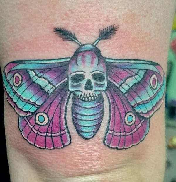 More Death Moth Tattoos That Can’t Be Ignored!