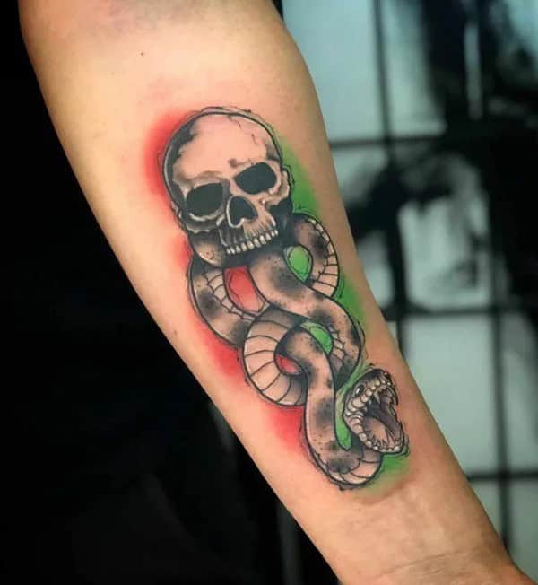 Death Eater Forearm Tattoo