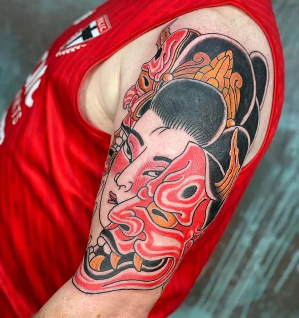 Geisha Oni Tattoo