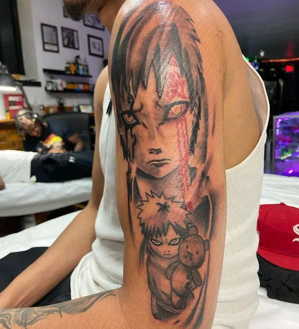 More Gaara Tattoos To Check Out For Gaining Inspiration