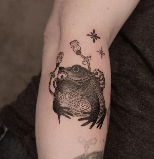 Money Frog Tattoo