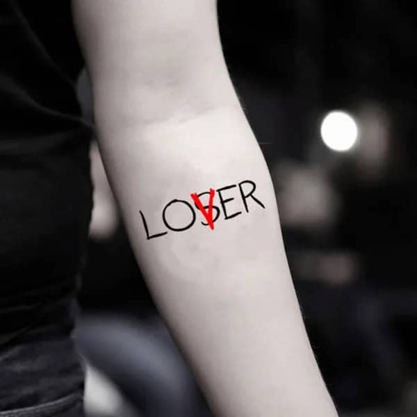 Evil Loser Lover tattoo