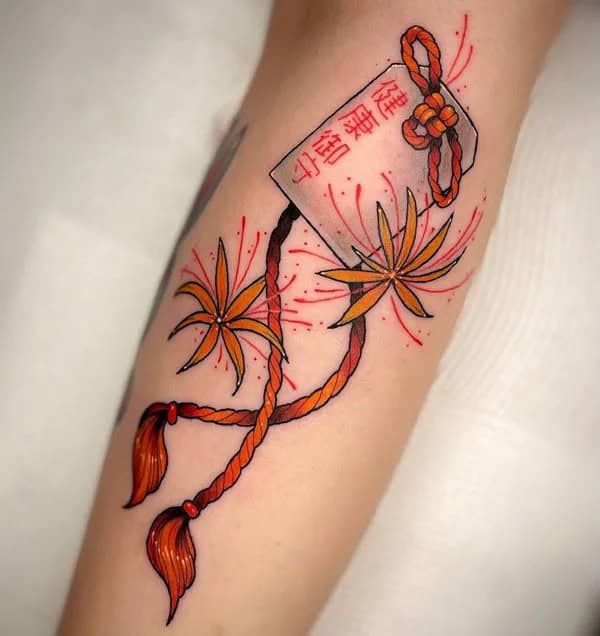 Demon Slayer Spider Lily Tattoo