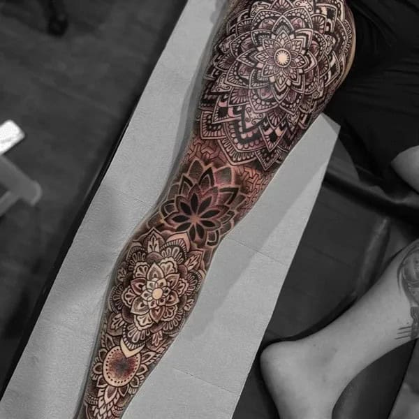 Mandala Patchwork Tattoo