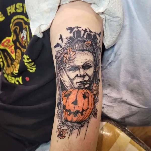 Michael Myers House Tattoo