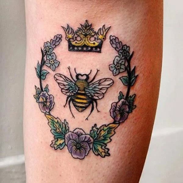 Queen Bee Tattoo