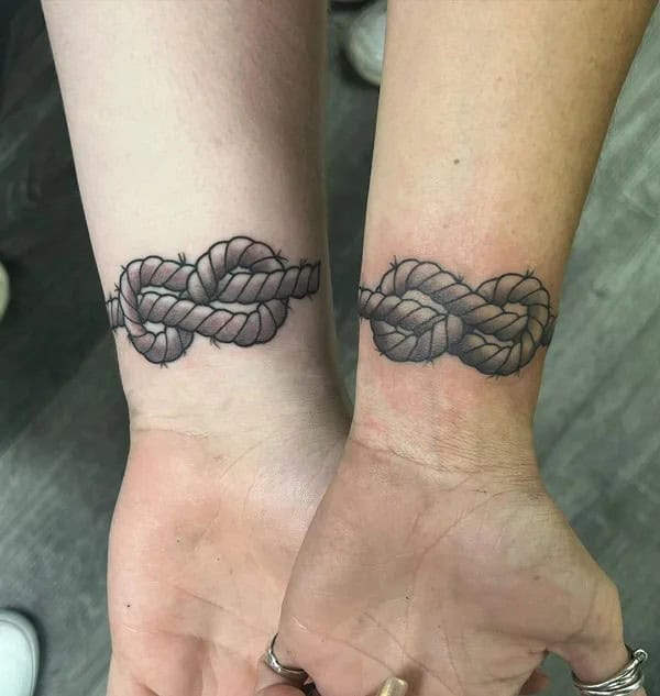 Mother Son Celtic Knots Tattoo