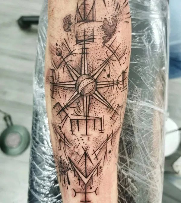 Viking Compass Tattoo