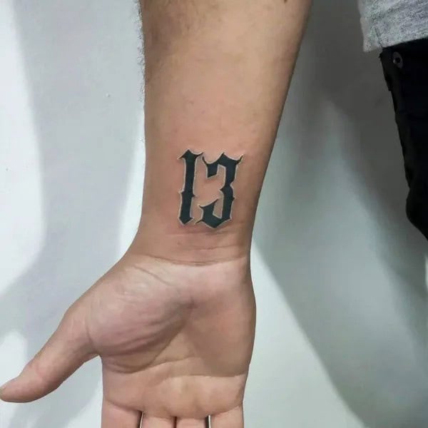 13 Wrist Tattoo