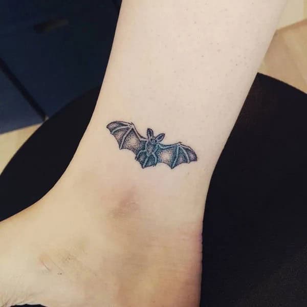 Bat Tattoo On Hand