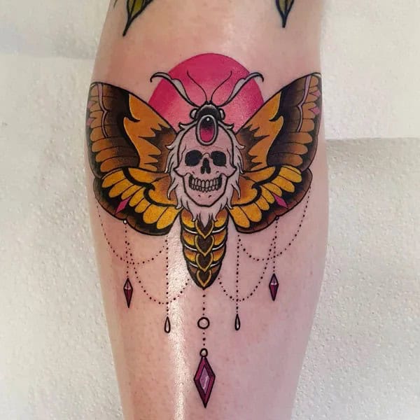 More Death Moth Tattoos That Can’t Be Ignored!