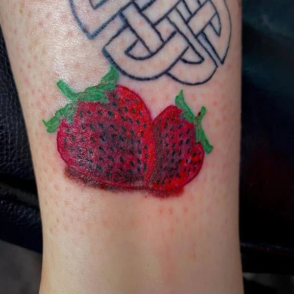 More Designs of Strawberry Tattoos To Check Out This Instant