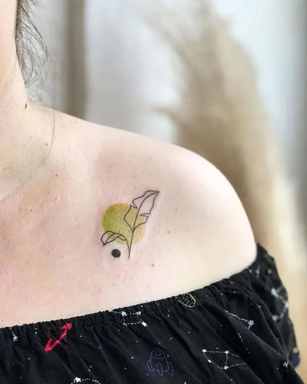 Jungle Leaf Tattoo