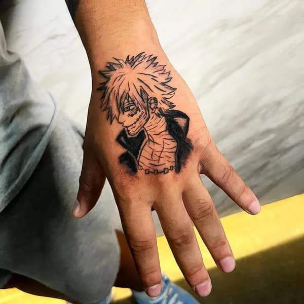 Anime Foot Tattoo