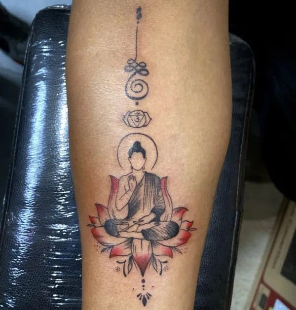 Unalome Buddha Tattoo