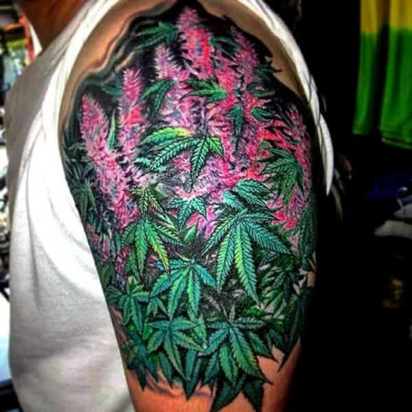 Weed Plant Tattoo