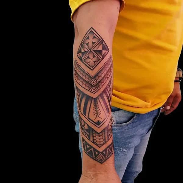 Tribal Forearm Tattoo