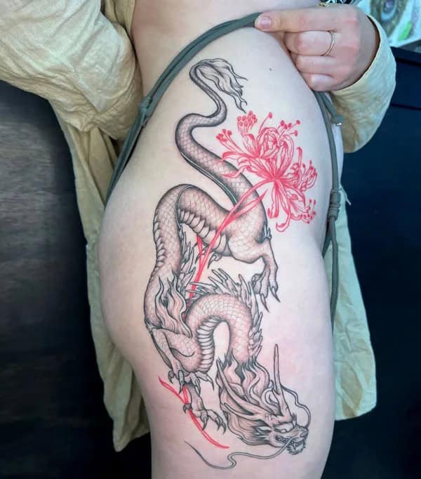 Demon Slayer Spider Lily Tattoo