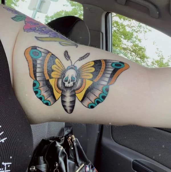 More Death Moth Tattoos That Can’t Be Ignored!