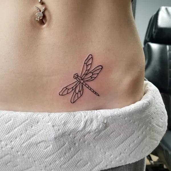 More Sublime Entries Of Dragonfly Tattoos