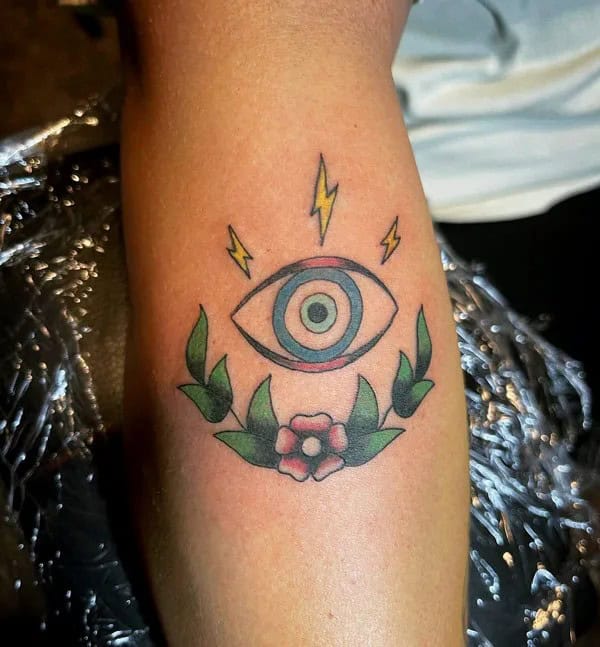 Traditional Evil Eye Tattoo