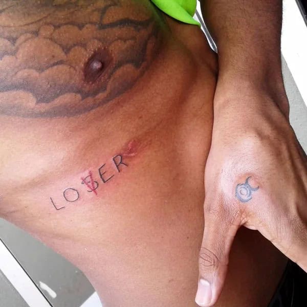 Evil Loser Lover tattoo