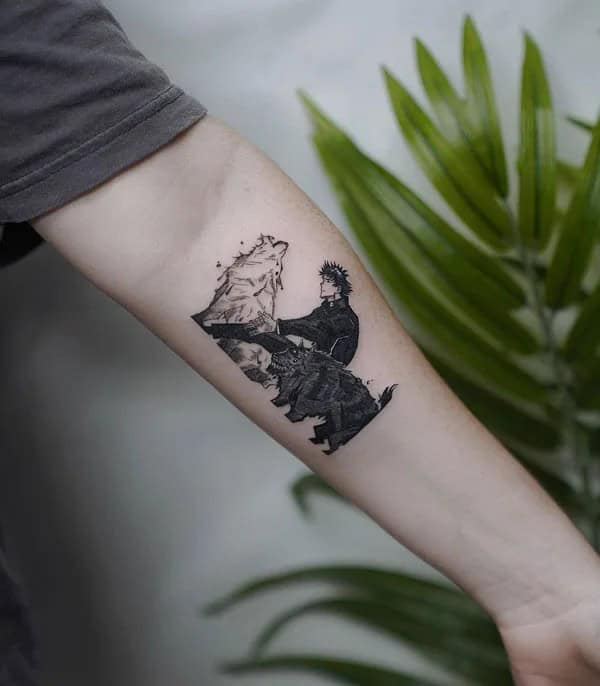 Anime Foot Tattoo