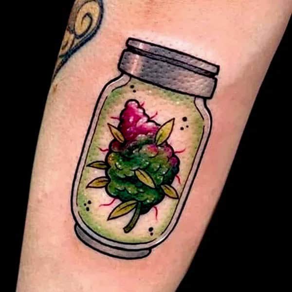 Weed Bud Tattoo