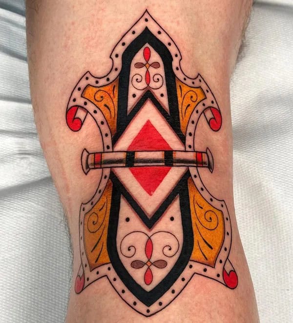 Knee Ditch Tattoo