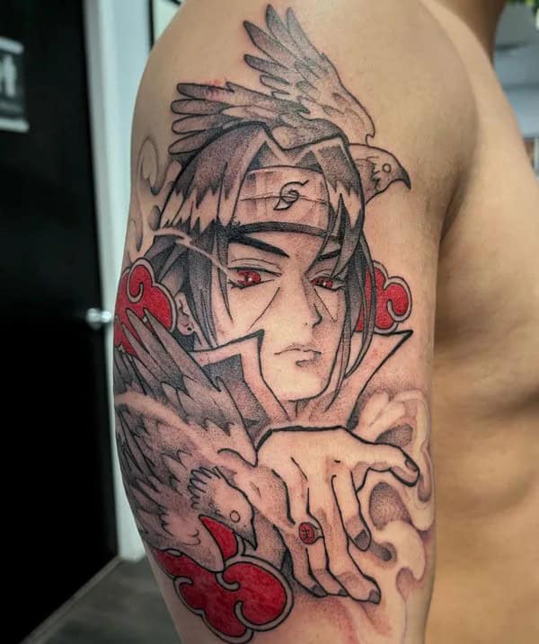 Itachi Hand Tattoo