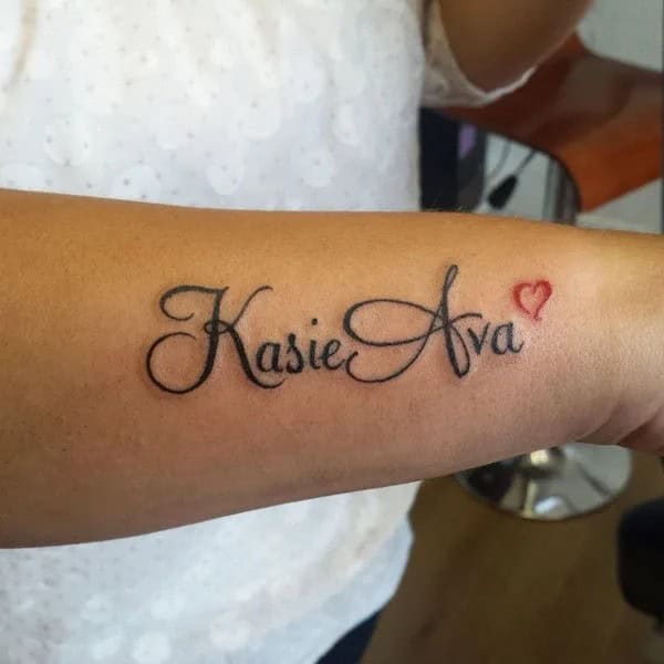 Name Tattoo On Arm