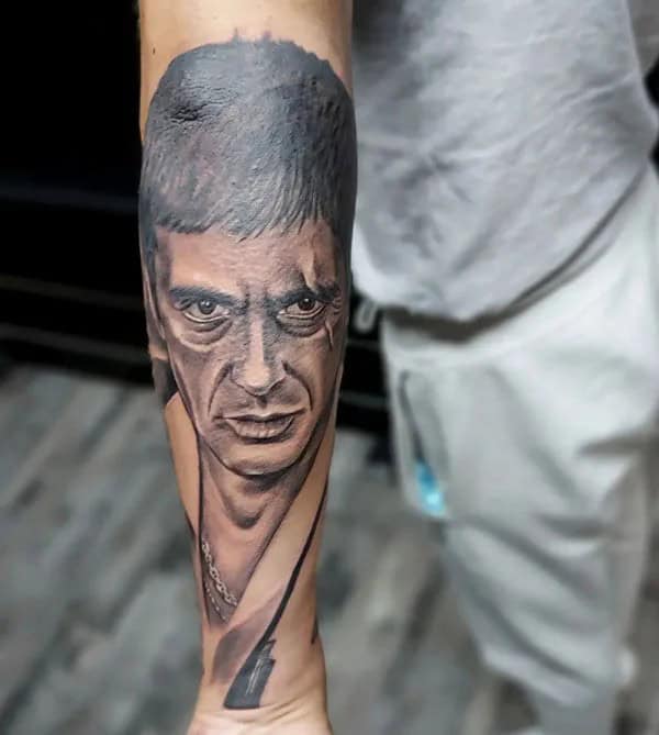 Al Pacino Scarface Tattoo