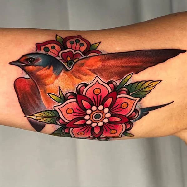 Barn Swallow Tattoo