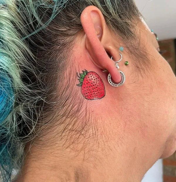 More Designs of Strawberry Tattoos To Check Out This Instant