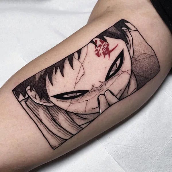 More Gaara Tattoos To Check Out For Gaining Inspiration