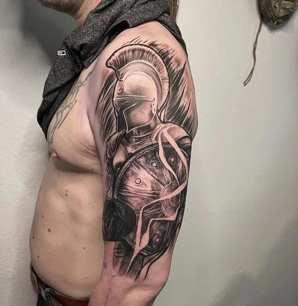 Spartan Arm Tattoo