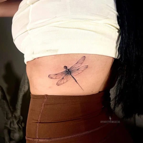 More Sublime Entries Of Dragonfly Tattoos