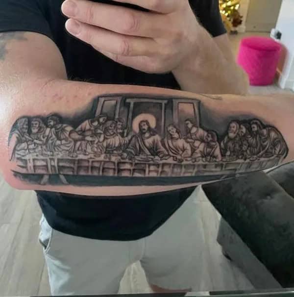 The Last Supper Christian Tattoo