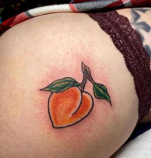 Bite Me Butt Tattoo