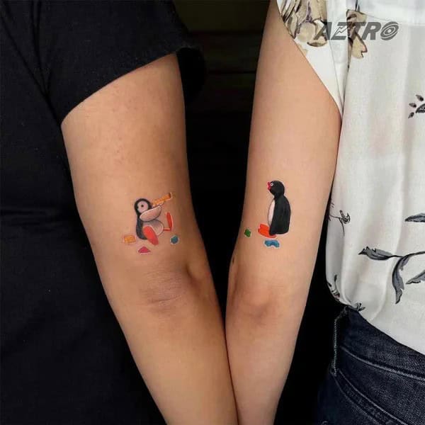 Couple Penguin Tattoo