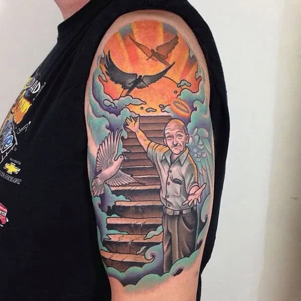 More Unique Stairway To Heaven Tattoo Ideas To Wear in 2024