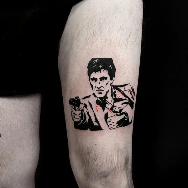 Al Pacino Scarface Tattoo