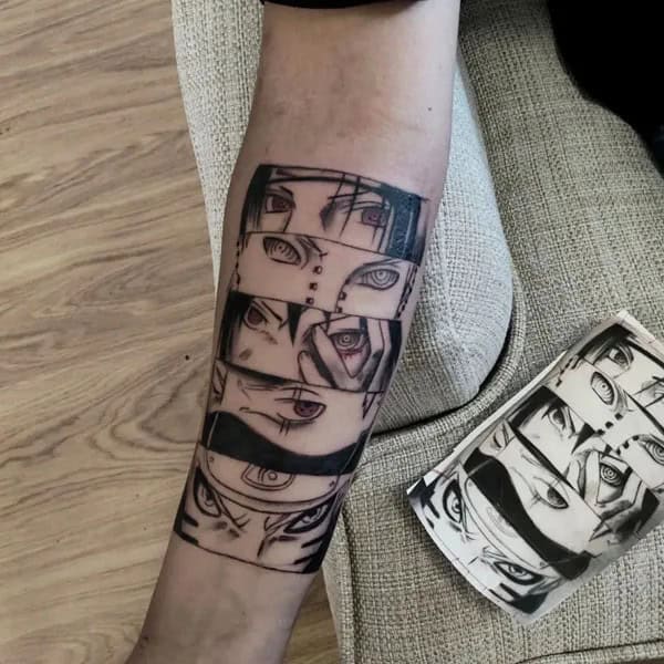 Anime Foot Tattoo