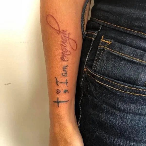 More “I Am Enough” Tattoos To Enhance Your Dignity