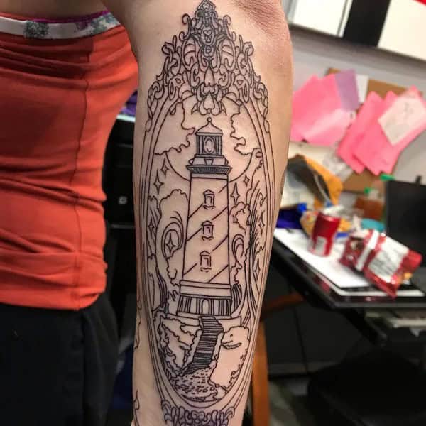 Cape Hatteras Lighthouse Tattoo