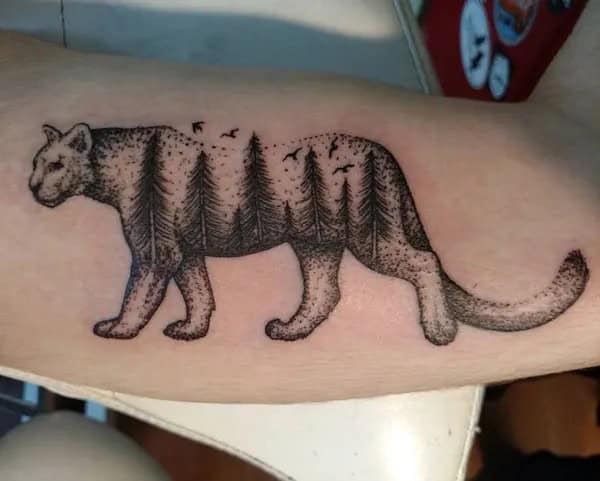 Mountain Lion Tattoo