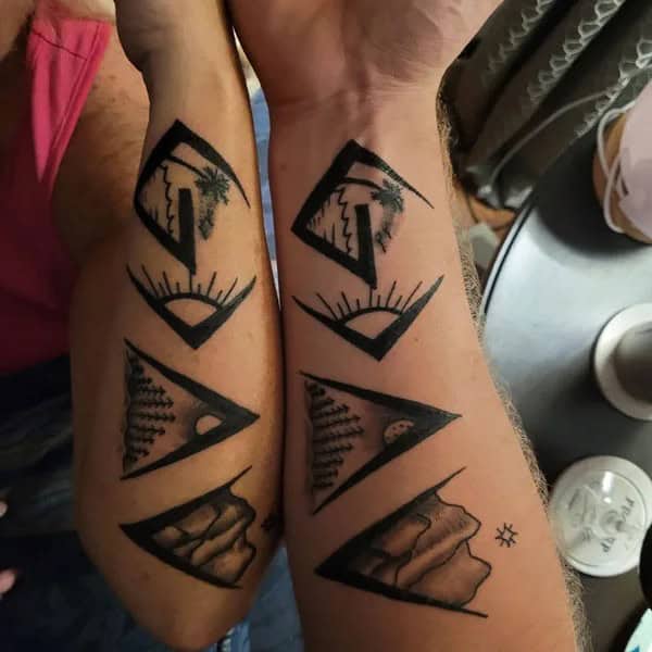 Mother Son Matching Tattoo