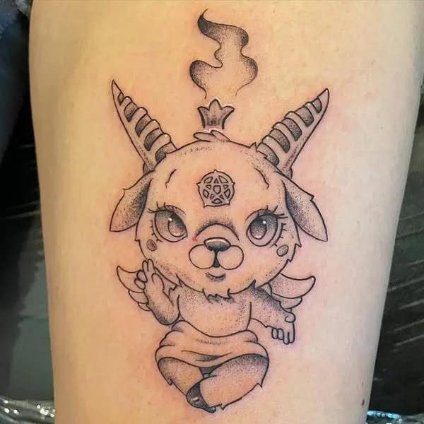 Baby Baphomet Tattoo