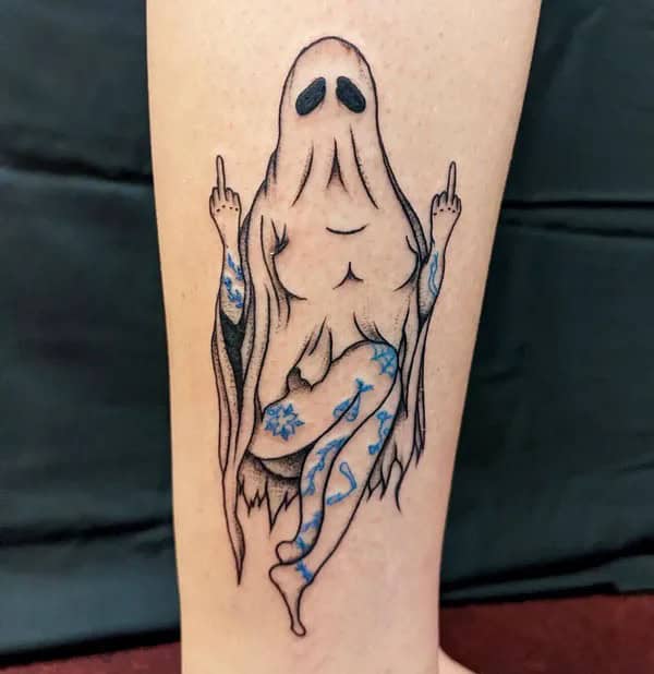 Horror Pinup Tattoo